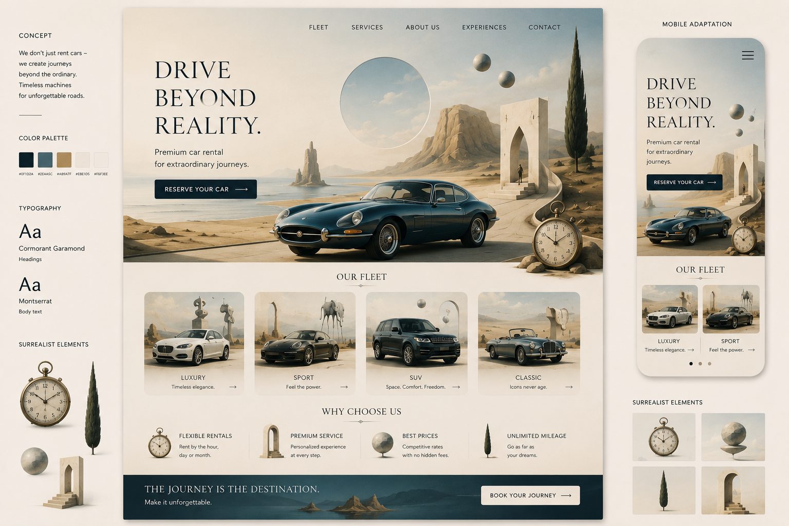 Drive Beyond Reality visual concept